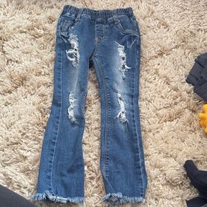 Distressed Blue Jeans for toddler